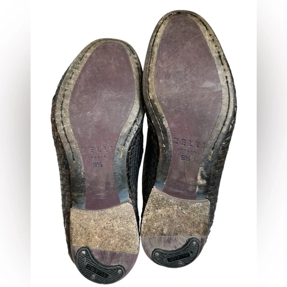 Zelli Luce Woven Loafers brown size 9.5, gently used.